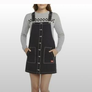 DICKIES OVERALL DRESS 🖤🖤 super cute ‘ never worn !!! NWOT !!!